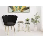 Fotel MINDY Czarny 70x63x83 cm